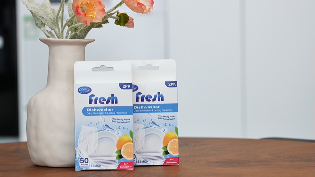 Dishwasher Freshener, 4.6 ml X 2 / 0.15 fl.oz. X 2 Video Introduction